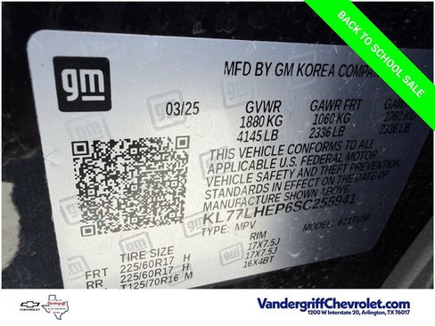 Used 2025 Chevrolet Trax LT FWD image 25