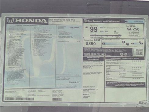 New 2026 Honda Prologue Touring image 18