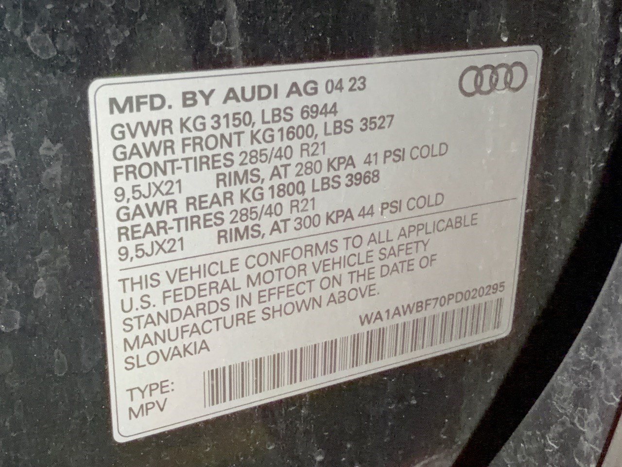 Certified 2023 Audi SQ7 Premium Plus w/ Executive Package AWD/4WD image 31
