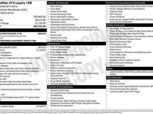 Used 2024 Cadillac XT4 Luxury w/ Cold Weather Package FWD image 44