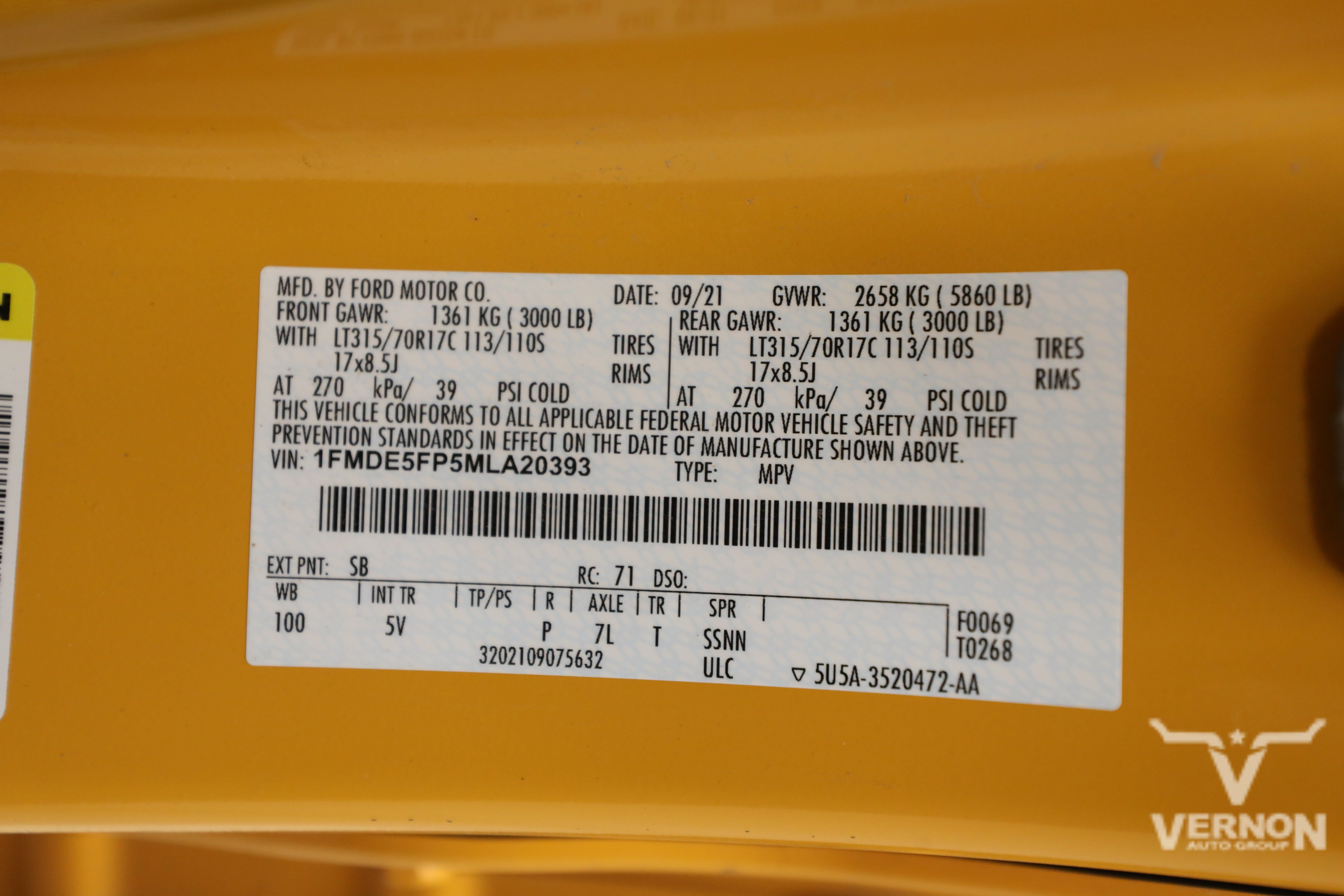 Used 2021 Ford Bronco First Edition AWD/4WD image 13