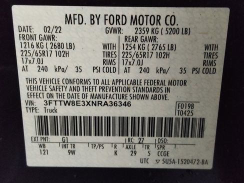 Used 2022 Ford Maverick XL image 33