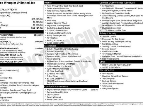 Used 2021 Jeep Wrangler Unlimited Sahara 4xe w/ Dual Top Group image 12