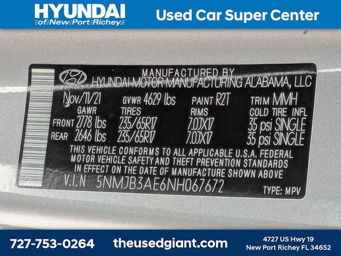 Certified 2022 Hyundai Tucson SEL FWD image 35