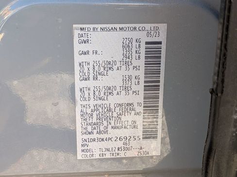 Used 2023 Nissan Pathfinder Platinum AWD/4WD image 37