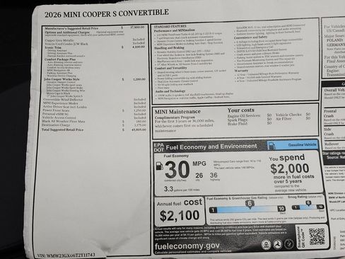 New 2026 MINI Cooper S image 33