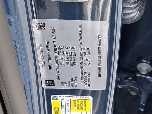 Certified 2025 Cadillac Escalade ESV Premium Luxury Platinum w/ LPO, Floor Liner Package image 25