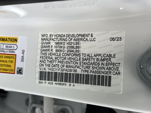 Used 2023 Honda Accord EX image 34