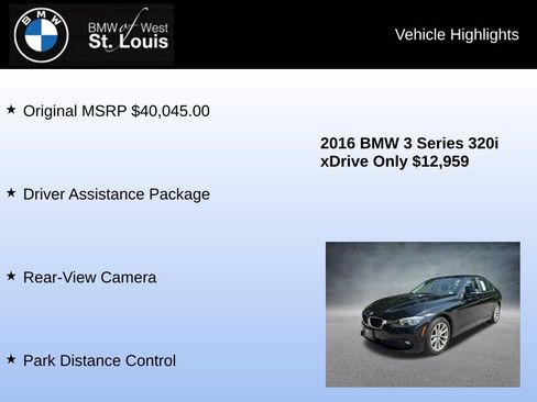 Used 2016 BMW 320i xDrive Sedan AWD/4WD image 8