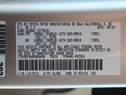 Used 2024 Toyota Tacoma TRD Sport image 34