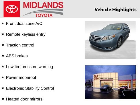 Used 2011 Toyota Avalon image 2