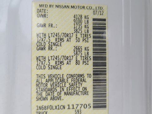 Used 2012 Nissan NV 2500 SV image 24