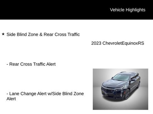 Used 2023 Chevrolet Equinox RS image 2