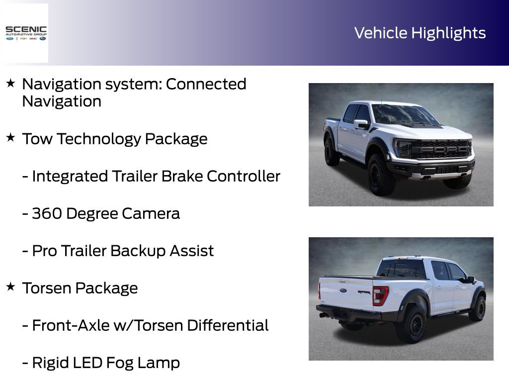 Used 2022 Ford F150 Raptor w/ Equipment Group 801A High AWD/4WD image 5