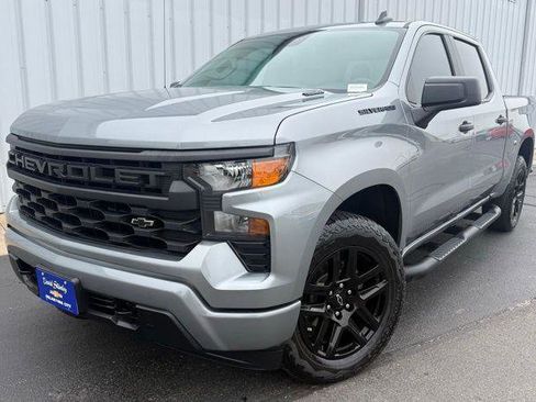 Used 2025 Chevrolet Silverado 1500 Custom w/ Turbomax Blackout Package RWD image 1