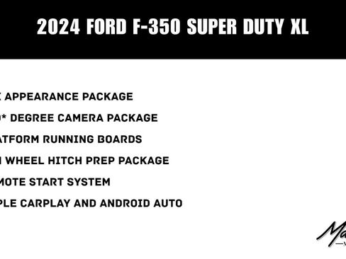 Used 2024 Ford F350 XL w/ STX Appearance Package AWD/4WD image 2