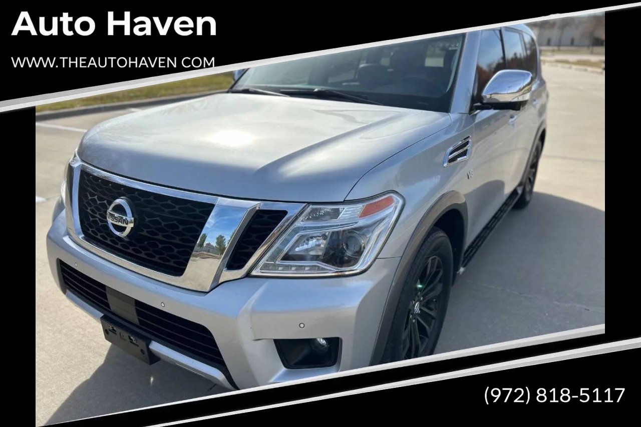 Used 2017 Nissan Armada Platinum w/ Captain Seat Package RWD image 1