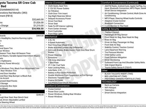Used 2021 Toyota Tacoma SR image 12