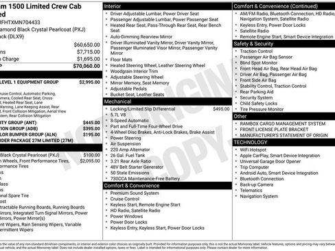 Certified 2021 RAM 1500 Limited image 40