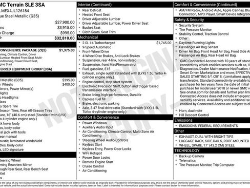 Used 2018 GMC Terrain SLE w/ Driver Convenience Package image 33