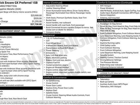 Certified 2023 Buick Encore GX Preferred image 20