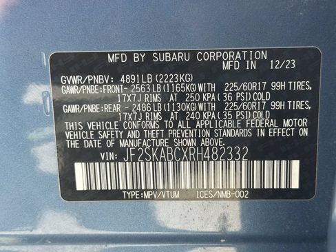 Certified 2024 Subaru Forester AWD/4WD image 47