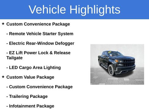 Certified 2022 Chevrolet Silverado 1500 Custom w/ Rally Edition AWD/4WD image 3