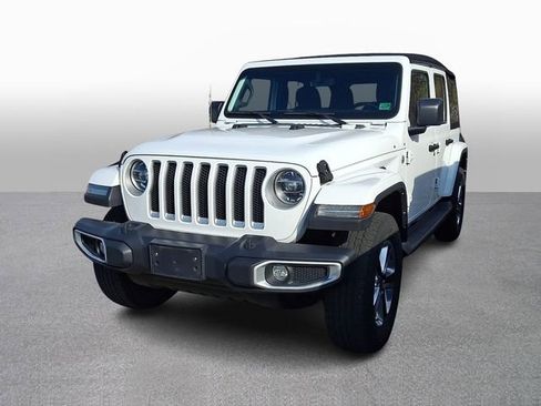 Used 2022 Jeep Wrangler Unlimited Sahara w/ LED Lighting Group image 1