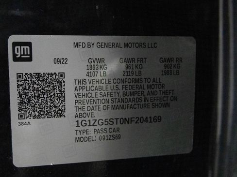 Certified 2022 Chevrolet Malibu RS image 46