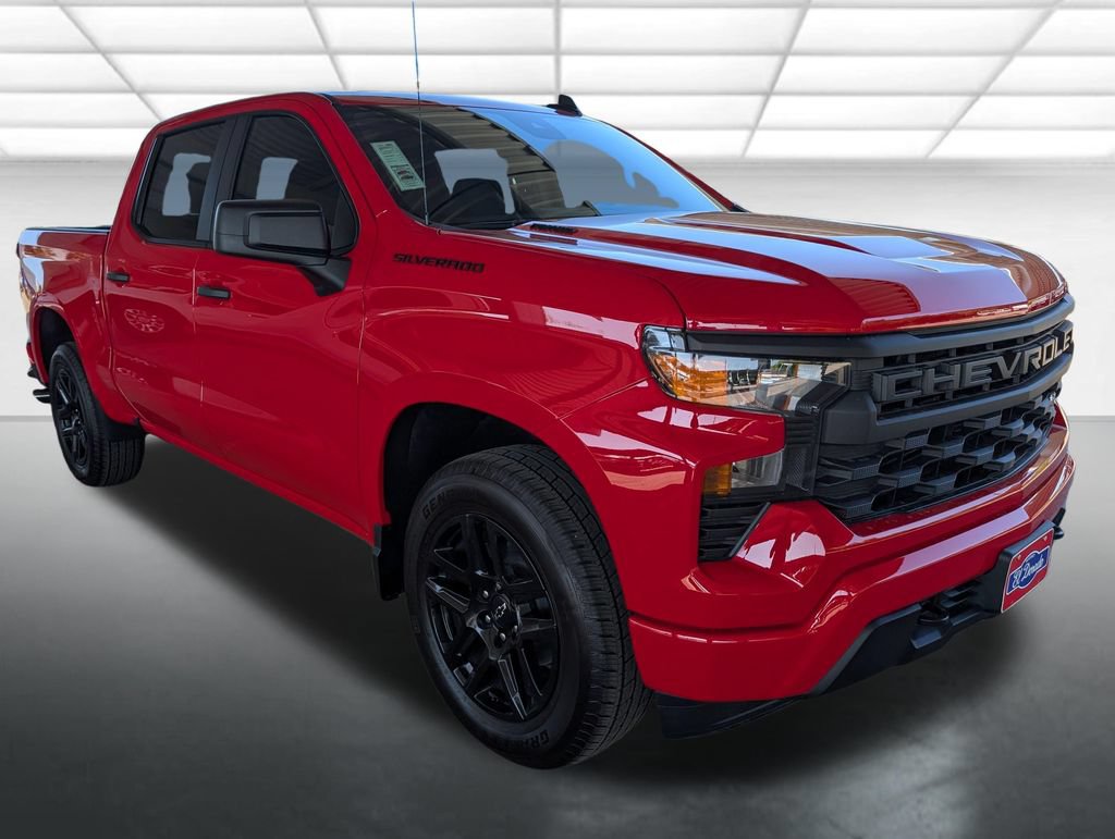 New 2026 Chevrolet Silverado 1500 Custom w/ LPO, Dark Essentials Package RWD image 1