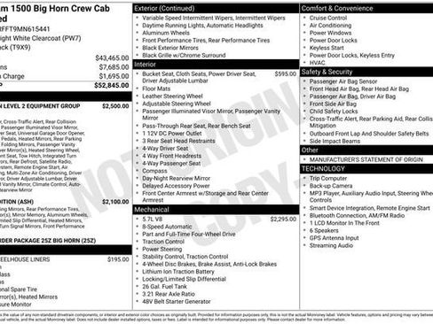 Used 2021 RAM 1500 Big Horn AWD/4WD image 4