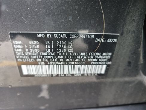 Used 2025 Subaru Legacy Premium image 21