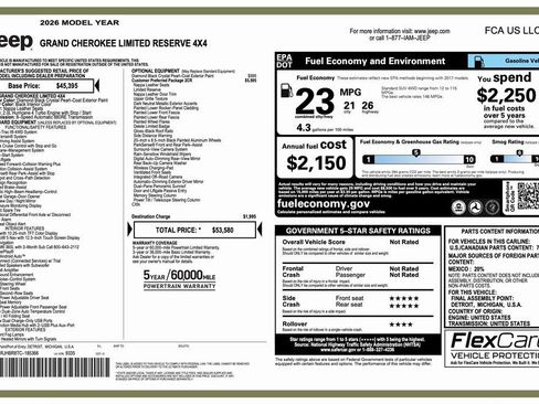 New 2026 Jeep Grand Cherokee Limited image 2