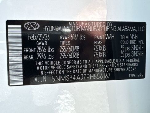 Used 2023 Hyundai Santa Fe SEL w/ Premium Package FWD image 35