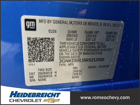 Used 2024 Chevrolet Blazer EV LT AWD/4WD image 8