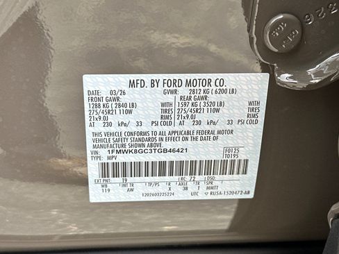 New 2026 Ford Explorer ST w/ Sun And Sound Package AWD/4WD image 36