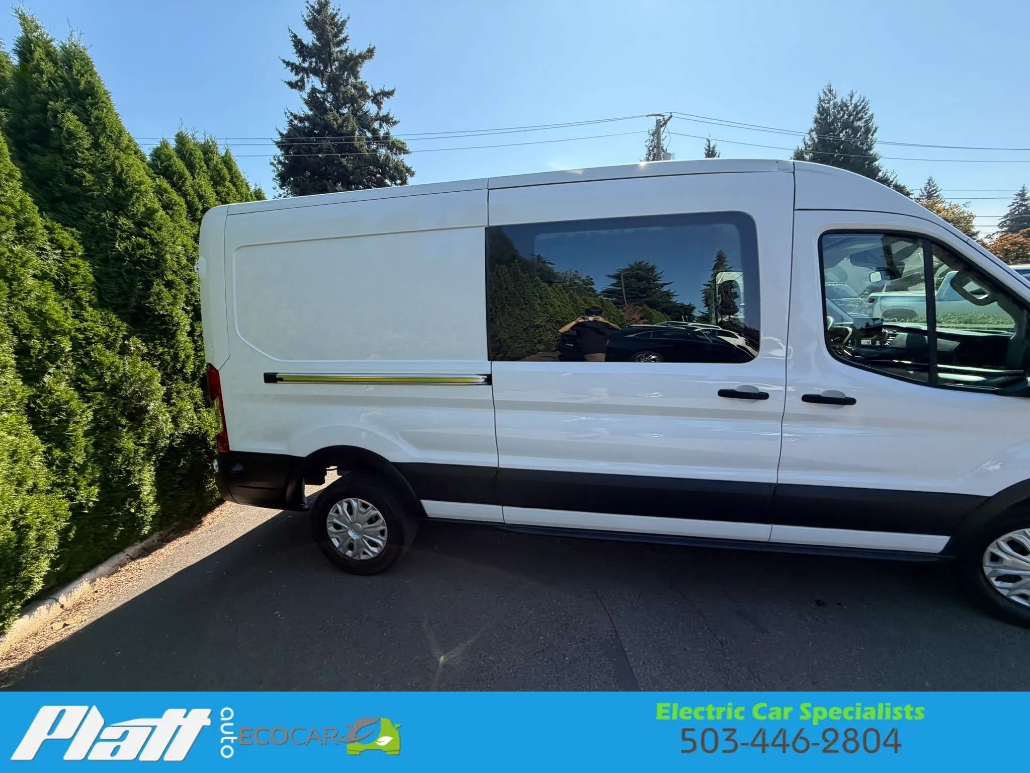 Used 2023 Ford E-Transit Medium Roof w/ Load Area Protection Package RWD image 11