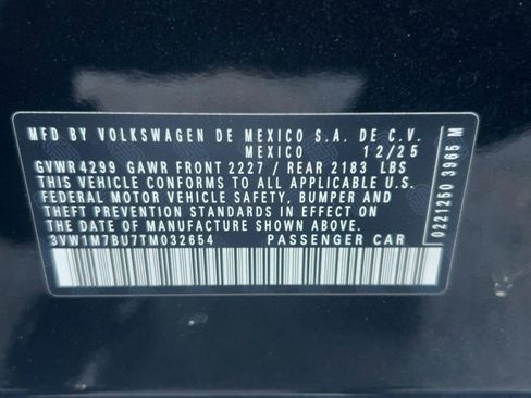 New 2026 Volkswagen Jetta GLI Autobahn FWD image 30