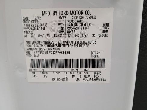 Used 2013 Ford F150 XLT w/ Luxury Equipment Group AWD/4WD image 33