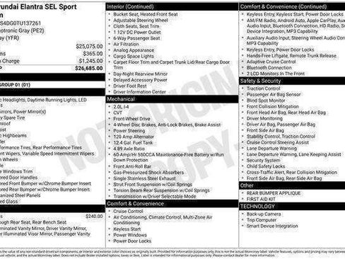 New 2026 Hyundai Elantra SEL Sport image 28