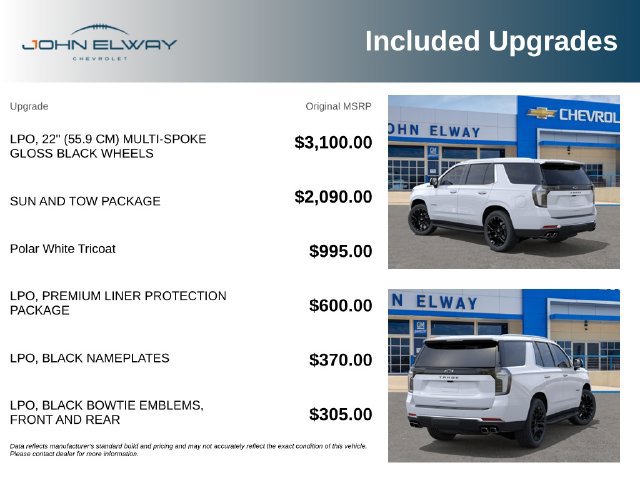 New 2027 Chevrolet Tahoe High Country w/ Sun And Tow Package AWD/4WD image 2