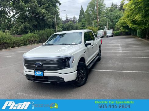 Used 2023 Ford F150 Lightning Lariat w/ Tow Technology Package AWD/4WD image 2