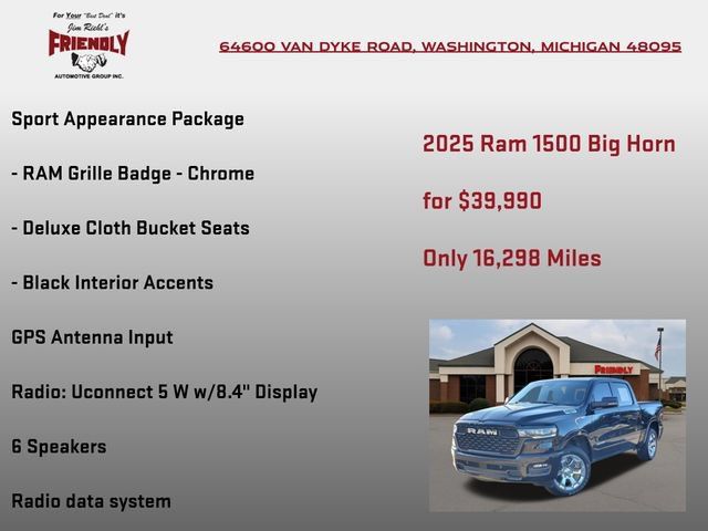Used 2025 RAM 1500 Big Horn AWD/4WD image 25