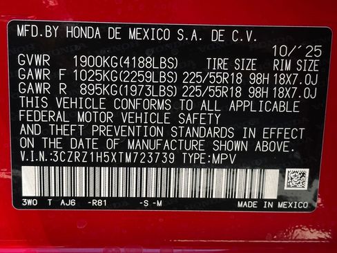 New 2026 Honda HR-V Sport image 19