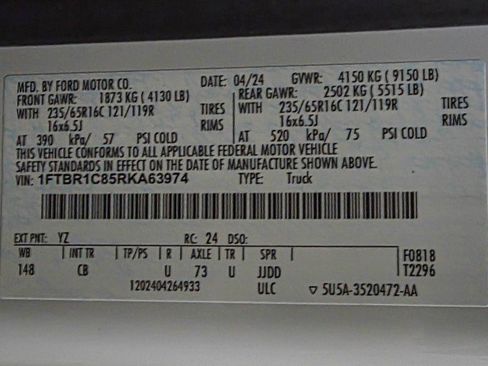 Used 2024 Ford Transit 250 148 Medium Roof image 35