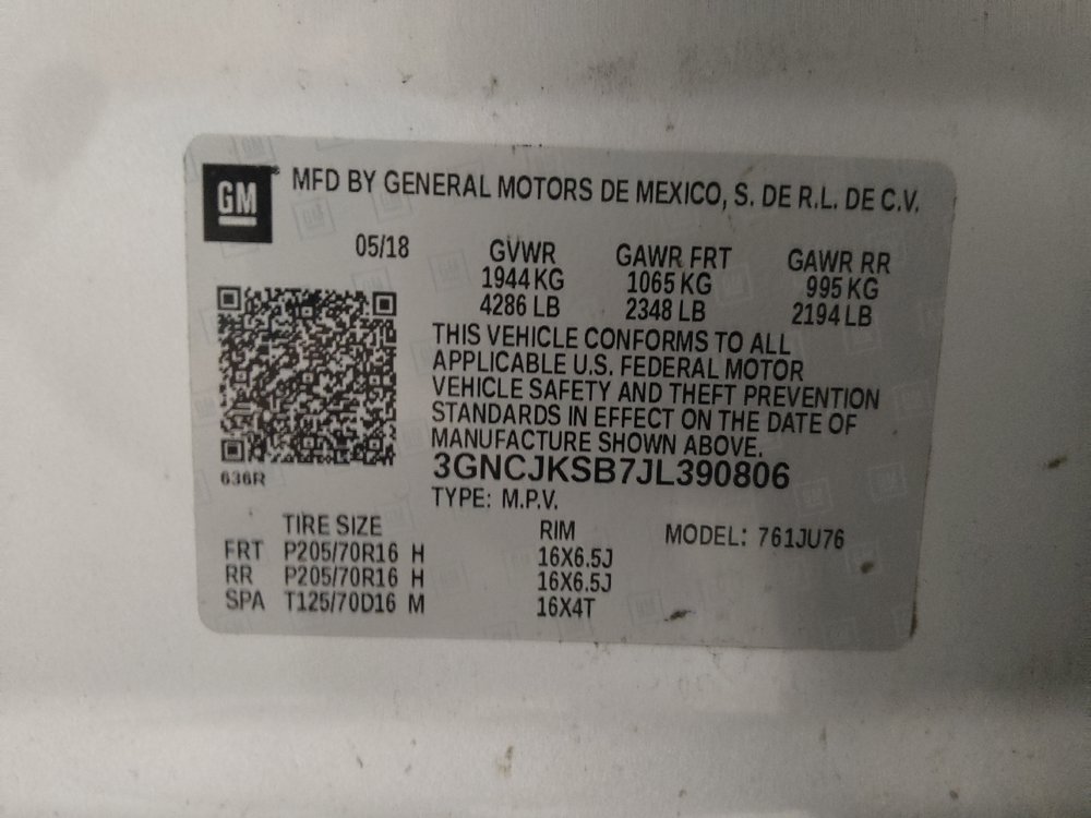 Used 2018 Chevrolet Trax LS w/ LPO, Cargo Package FWD image 33