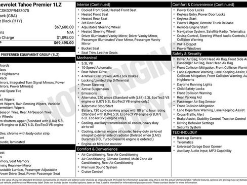 Used 2023 Chevrolet Tahoe Premier RWD image 6