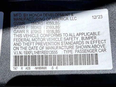 Used 2024 Honda Civic Sport Touring image 43