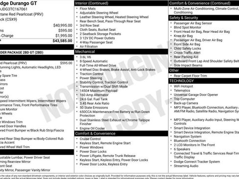 Used 2026 Dodge Durango GT AWD/4WD image 30