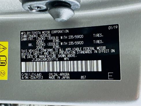 Used 2019 Lexus RX 450hL AWD image 54